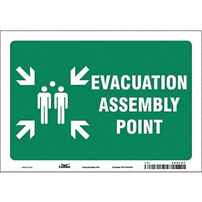 Safety Sign 7 in x 10 in Vinyl