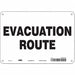 Safety Sign 7 in x 10 in Aluminum