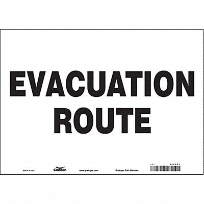 Safety Sign 10 in x 14 in Vinyl