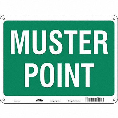 Safety Sign 18 in x 24 in Aluminum