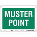 Safety Sign 7 in x 10 in Polyethylene