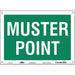 Safety Sign 10 in x 14 in Polyethylene