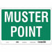 Safety Sign 14 in x 20 in Polyethylene
