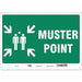 Safety Sign 14 in x 20 in Aluminum
