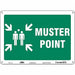 Safety Sign 10 in x 14 in Polyethylene
