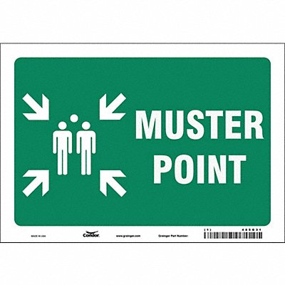 Safety Sign 7 in x 10 in Vinyl