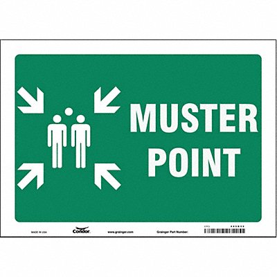 Safety Sign 10 in x 14 in Vinyl