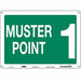 Safety Sign 10 in x 14 in Aluminum