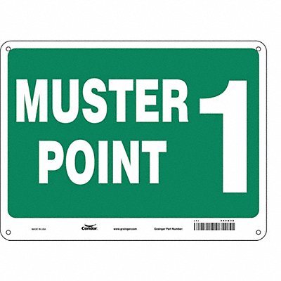 Safety Sign 18 in x 24 in Aluminum