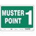Safety Sign 18 in x 24 in Aluminum