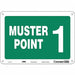 Safety Sign 7 in x 10 in Polyethylene