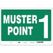 Safety Sign 14 in x 20 in Polyethylene
