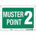 Safety Sign 7 in x 10 in Aluminum