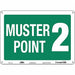 Safety Sign 10 in x 14 in Aluminum