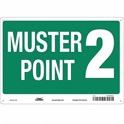 Safety Sign 14 in x 20 in Aluminum