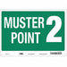 Safety Sign 14 in x 20 in Aluminum
