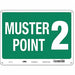 Safety Sign 18 in x 24 in Aluminum