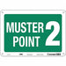 Safety Sign 7 in x 10 in Polyethylene