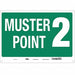 Safety Sign 14 in x 20 in Polyethylene