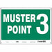 Safety Sign 14 in x 20 in Aluminum