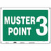 Safety Sign 10 in x 14 in Polyethylene