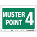 Safety Sign 7 in x 10 in Aluminum