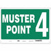 Safety Sign 14 in x 20 in Aluminum