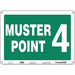 Safety Sign 10 in x 14 in Polyethylene