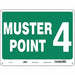 Safety Sign 18 in x 24 in Polyethylene