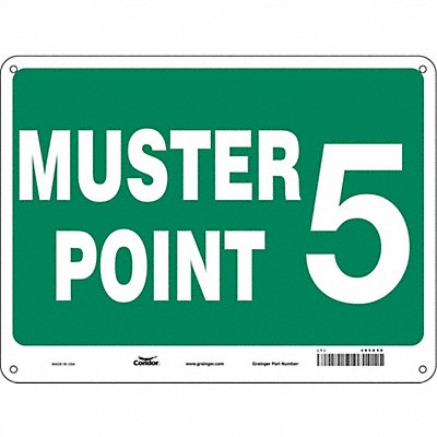 Safety Sign 18 in x 24 in Aluminum