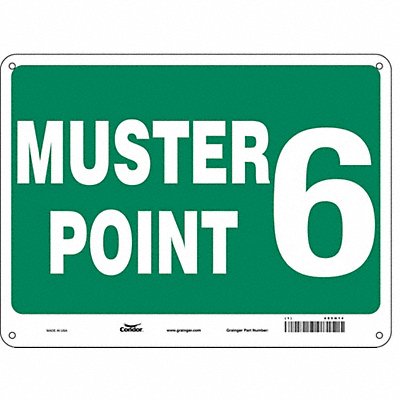 Safety Sign 18 in x 24 in Aluminum