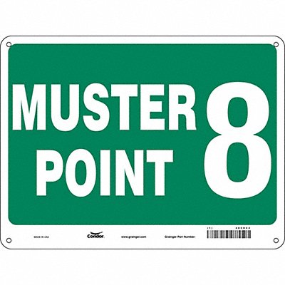 Safety Sign 18 in x 24 in Aluminum