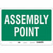 Safety Sign 14 in x 20 in Aluminum