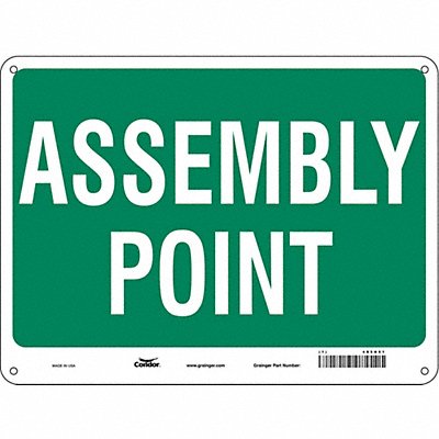 Safety Sign 18 in x 24 in Aluminum