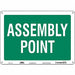 Safety Sign 10 in x 14 in Polyethylene