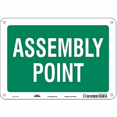 Safety Sign 7 in x 10 in Vinyl