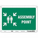 Safety Sign 7 in x 10 in Aluminum