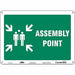 Safety Sign 10 in x 14 in Aluminum