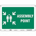 Safety Sign 10 in x 14 in Polyethylene
