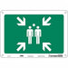 Safety Sign 7 in x 10 in Aluminum