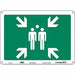 Safety Sign 10 in x 14 in Aluminum
