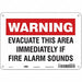 Safety Sign 7 in x 10 in Aluminum