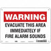 Safety Sign 7 in x 10 in Polyethylene