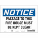 Safety Sign 7 in x 10 in Vinyl