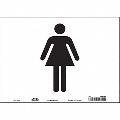Safety Sign 10 in x 14 in Vinyl