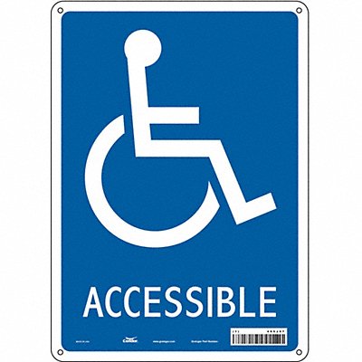 K1113 Safety Sign 14 in x 10 in Polyethylene
