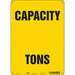 Safety Sign 14 in x 10 in Polyethylene