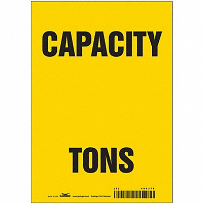 Safety Sign 10 inx7 in Vinyl