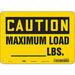 J8614 Safety Sign 7 in x 10 in Polyethylene