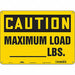 J8614 Safety Sign 10 in x 14 in Polyethylene